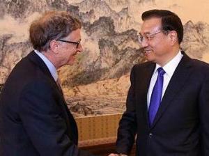 比尔.盖茨和李克强