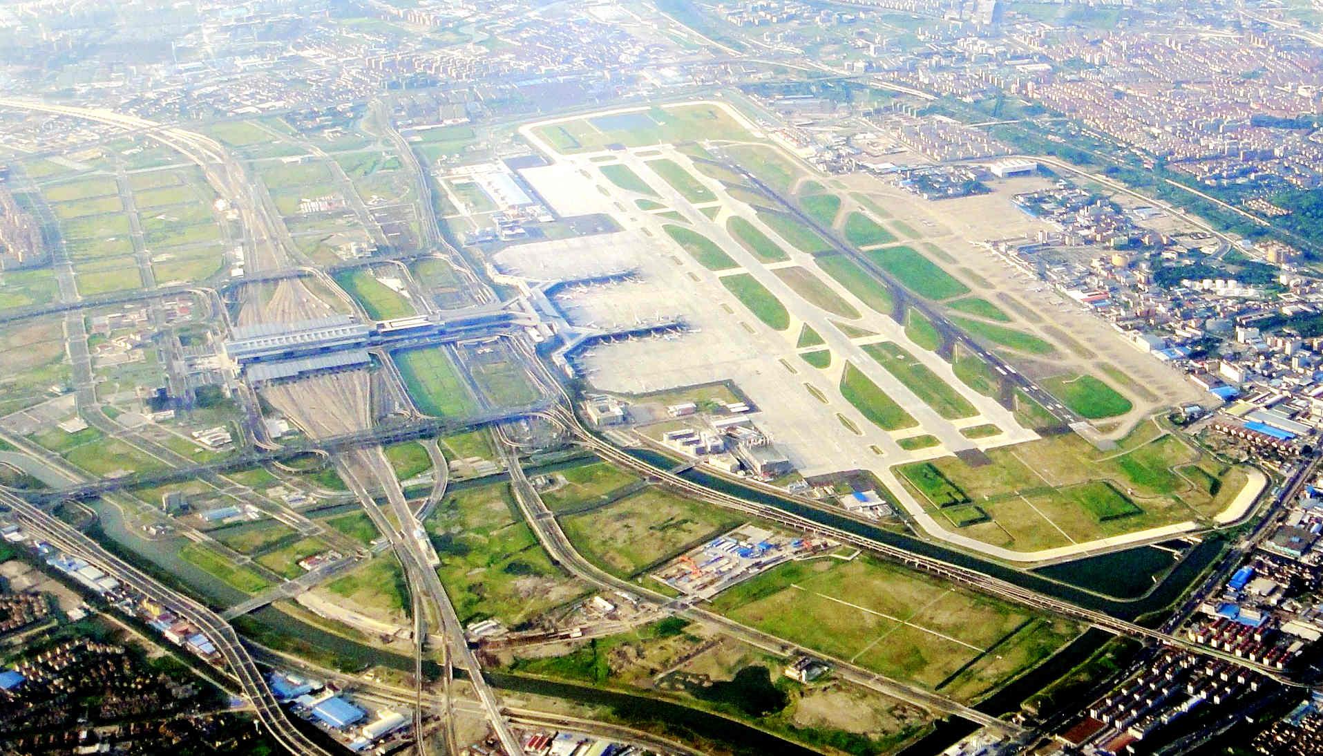 杭州萧山机场跑道图片
