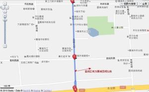 藁城市里区位图(四明北街、四明楼附近)