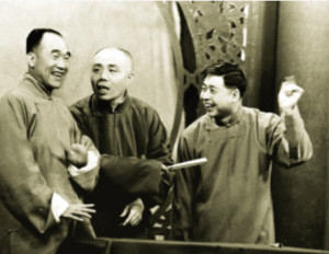 马季与师父侯宝林合作演出