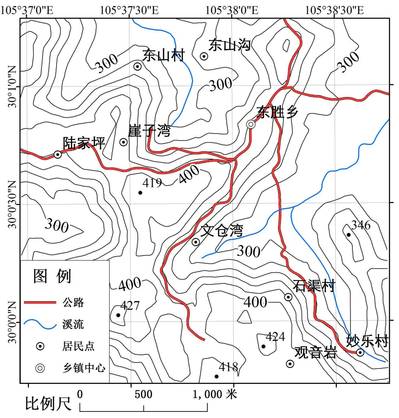 等高线地形图