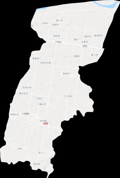 四屯镇地形图