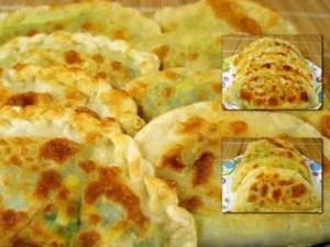 八里沟山野美食山韭菜盒子