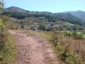 兰坪白族普米族自治县通甸镇弩弓村进村道路
