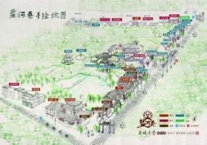 盐河巷手绘地图
