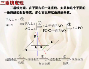 三垂线定理