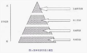 竞争资源四层次模型