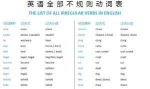 不规则动词 英语动词 搜狗百科 不规则动词 英语动词 搜狗百科