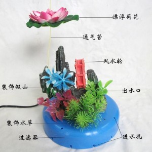 带有造型的鱼缸过滤器