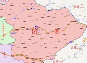团堡地图