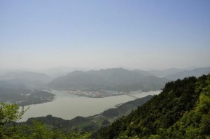 建德市梅城镇富春江、新安江、兰江交汇处