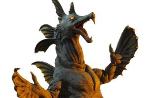 《为了与你相会》穆鲁奇的个体被宇宙人捕获,经过改造的巨型鱼怪兽