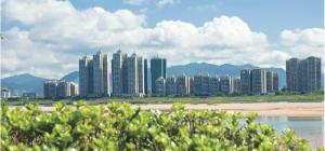北江河岸景色