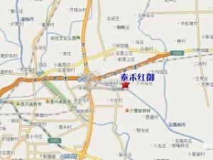 泰禾红御位置图