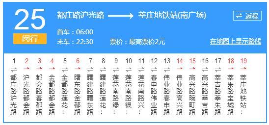 上海公交闵行25路