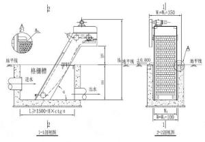 回转式机械格栅示意图