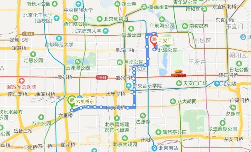 北京公交38路线路图沿线车站据2020年8月北京公交官网显示,北京公交38