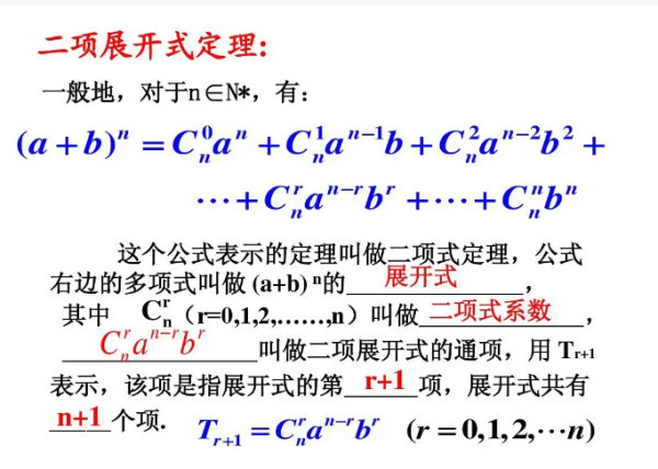 二项式定理公式 数学公式 搜狗百科