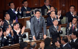 安倍在日本国会