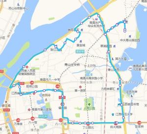 南昌公交4路走向图