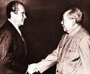 1972年毛泽东主席会见尼克松总统
