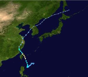 台风海鸥路径图