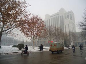 德州学院雪景