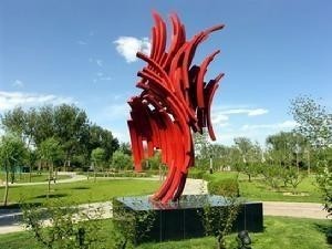北京朝阳公园---雕塑