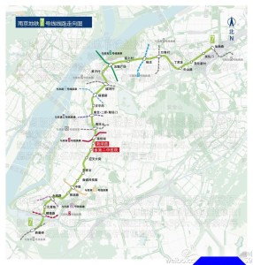 南京地铁7号线线路走向图