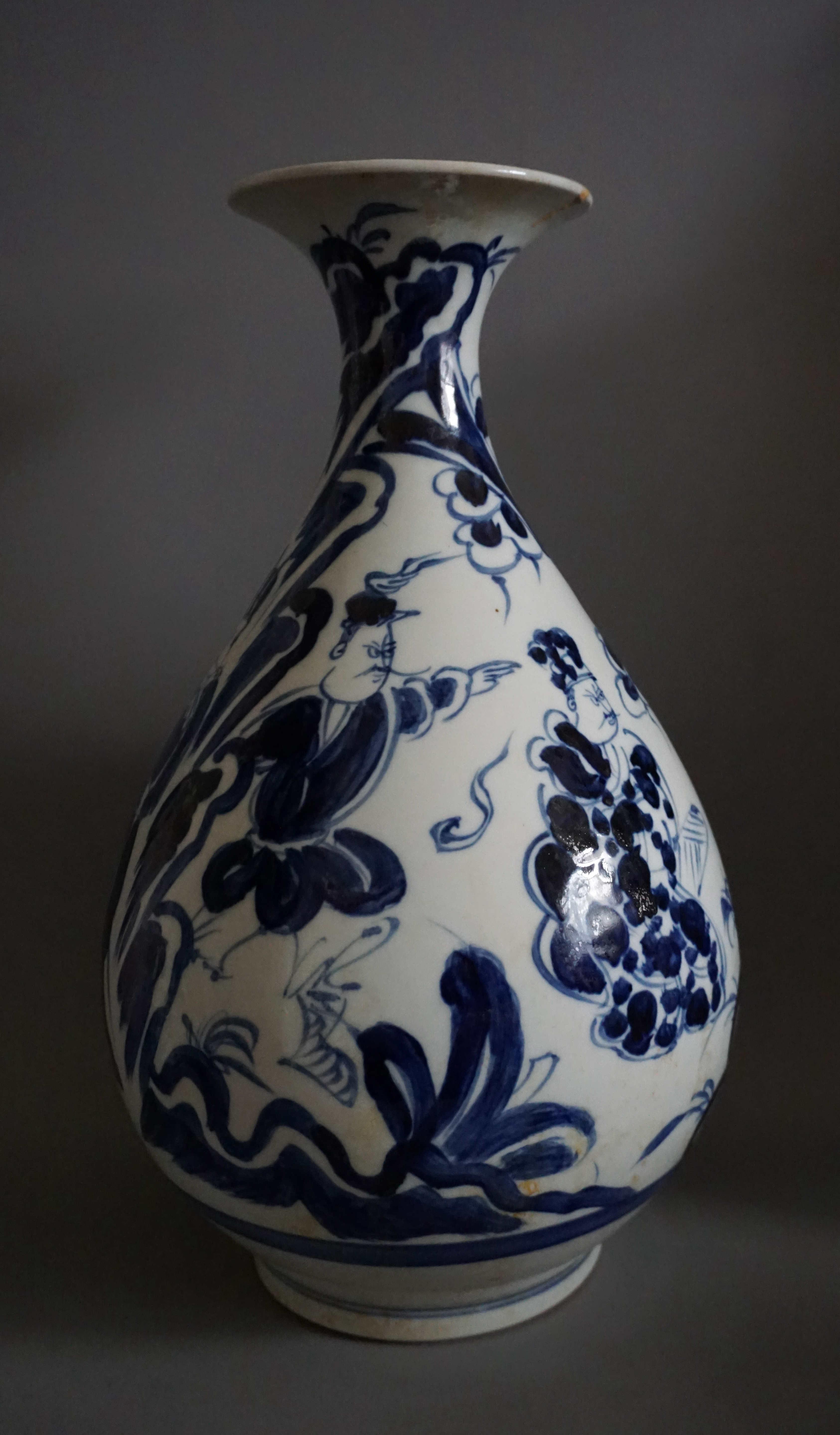 博陵第元青花玉壶春瓶