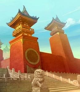 QQ仙侠传场景原画