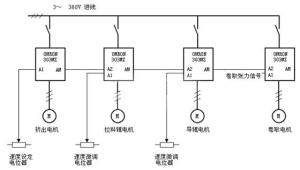 挤出机多电机传动系统接线原理