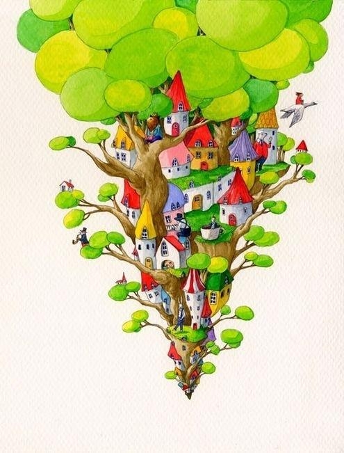 治愈系插图