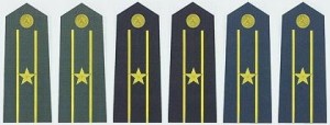 陆海空军少校常服肩章(2007—)