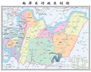 南岸区行政区划图