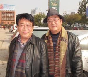 范智与中国工艺美术大师 冯杰 合影