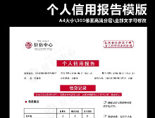 个人征信系统