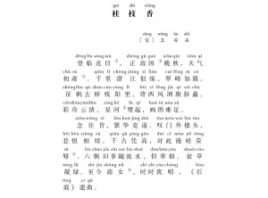 桂枝香·金陵怀古