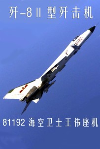歼-8II型战斗机_王伟烈士座机