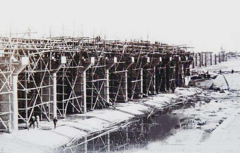 1972年扩建工程现场