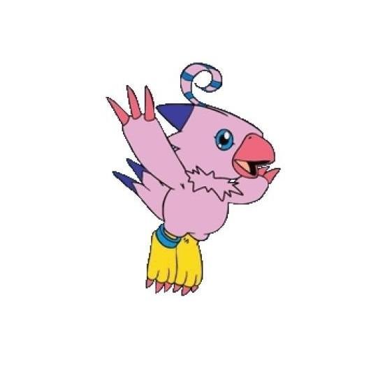 比丘兽(ピヨモン/piyomon)是日本万代株式会社以电子宠物延伸发展出来