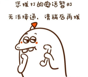 暂时无法接通