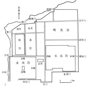 汉长安城图