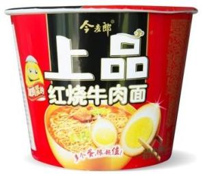 今麦郎上品红烧牛肉面