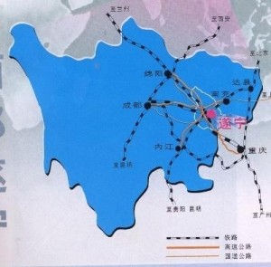 遂宁在四川的位置