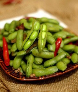 水煮毛豆
