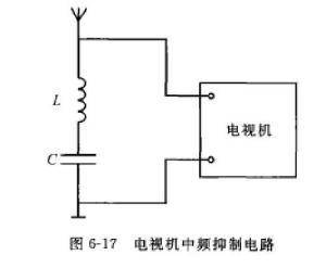 电视机中频抑制电路