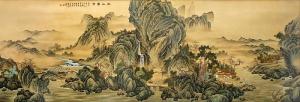 秋山萧寺瓷版画