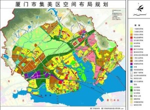 厦门市集美区空间布局规划图