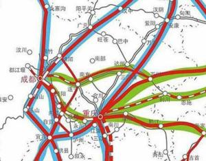 四川省出川通道示意图